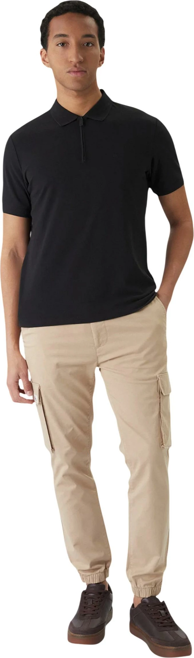 Pantallona skinny për meshkuj Calvin Klein Jeans LV04RD608G, bezhë [Madhësia: S]