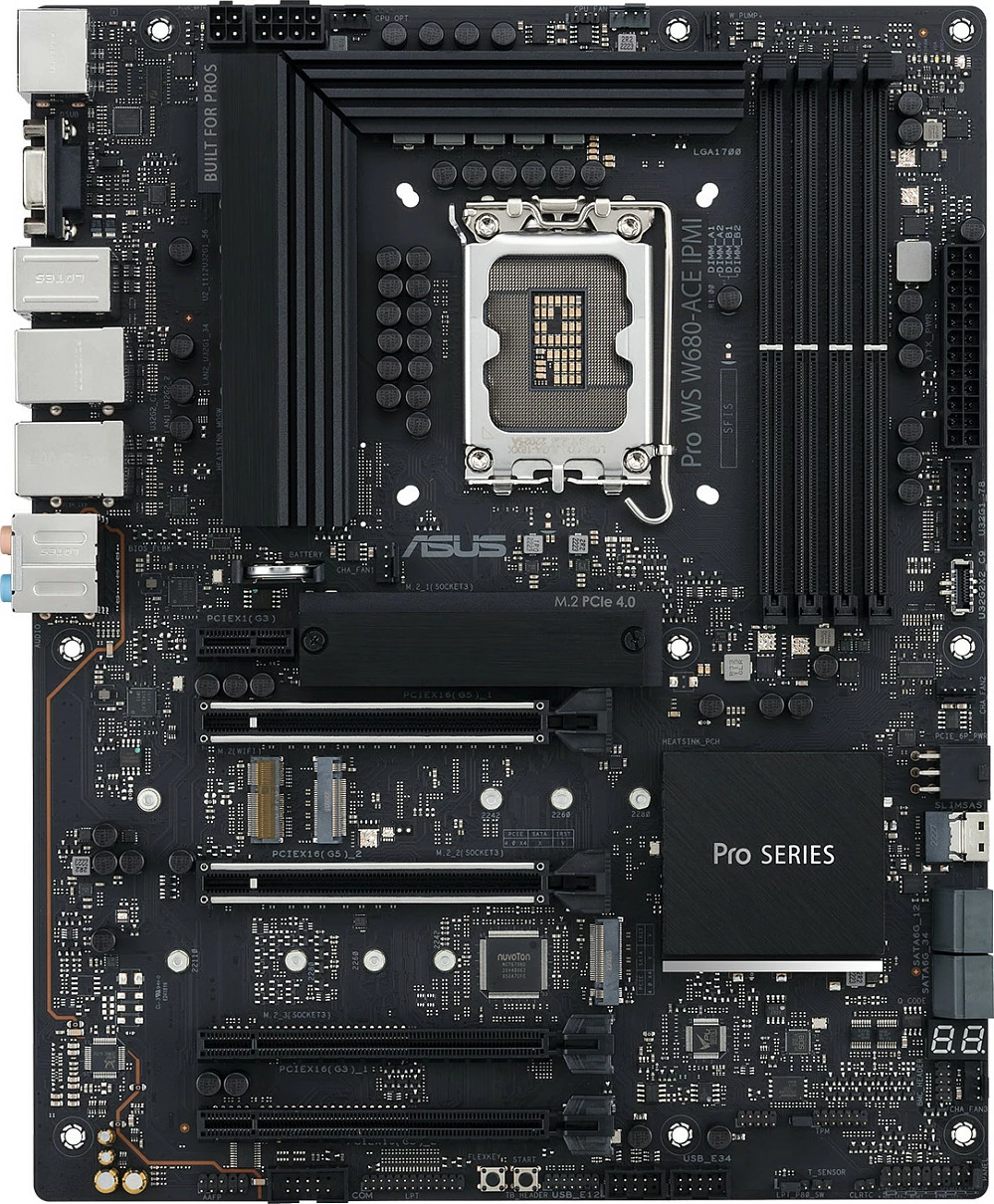 Pllakë amë ASUS PRO WS W680-ACE, LGA 1700, DDR5, ATX, 128GB