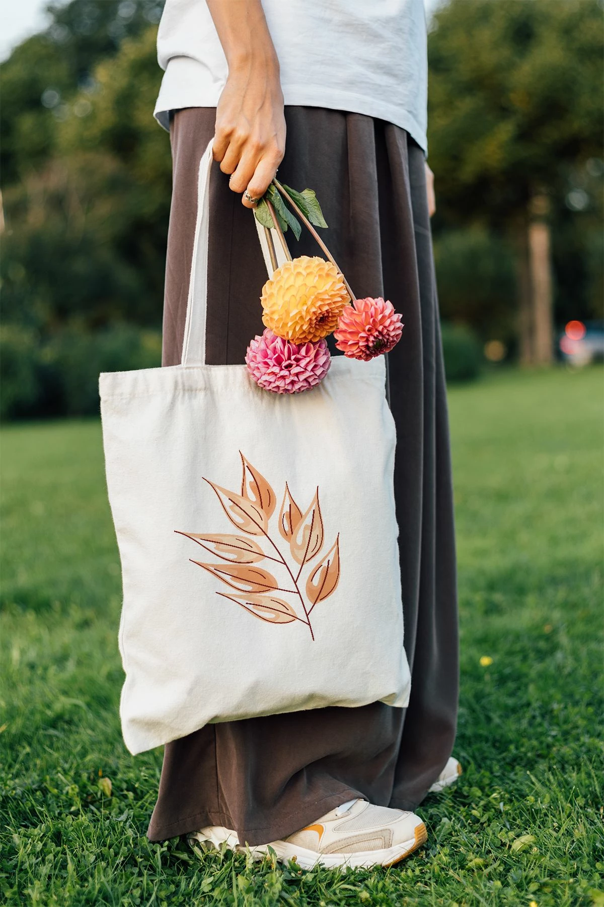 Torbë tote Zoozie Bags, model 31, shumëngjyrëshe