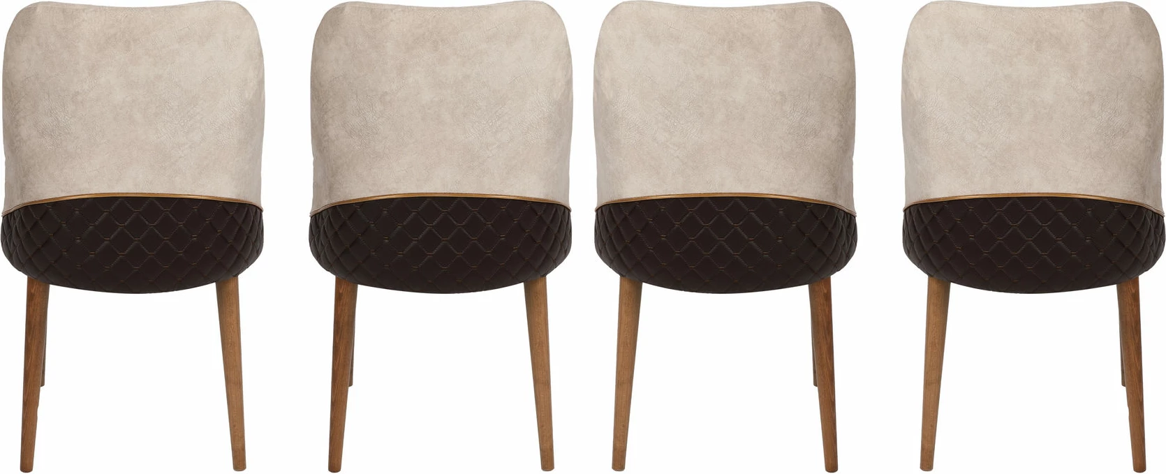 Set karrigash (4 copë), Hanah Home, Nova 071 V4, krem dhe arre