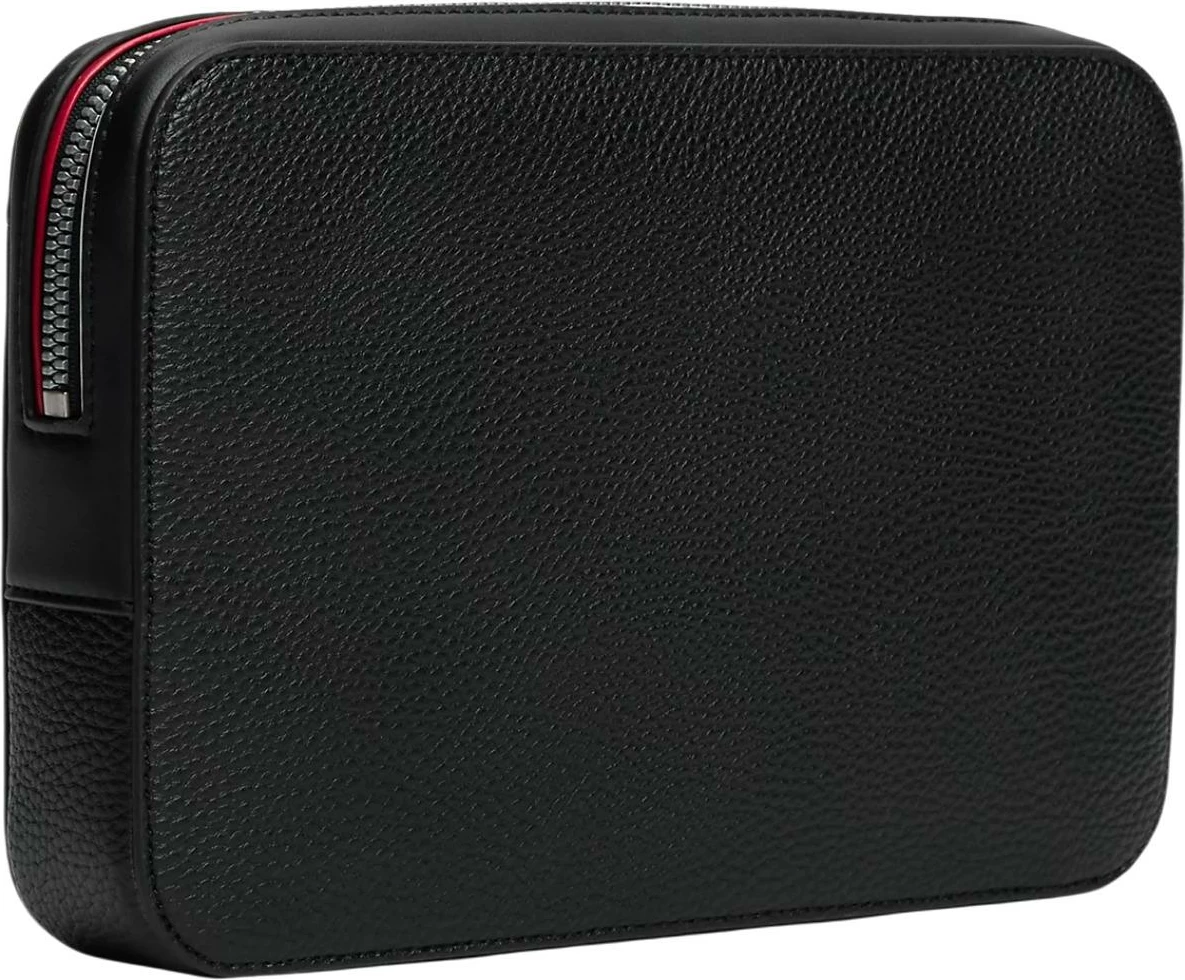 Çantë kozmetike për meshkuj Tommy Hilfiger TH Central Pouch AM0AM14822, e zezë