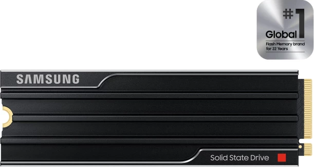 SSD NVMe M.2 Samsung 9100 PRO MZ-VAP2T0CW 2TB PCIe 5.0 x4 me heatsink, e zezë