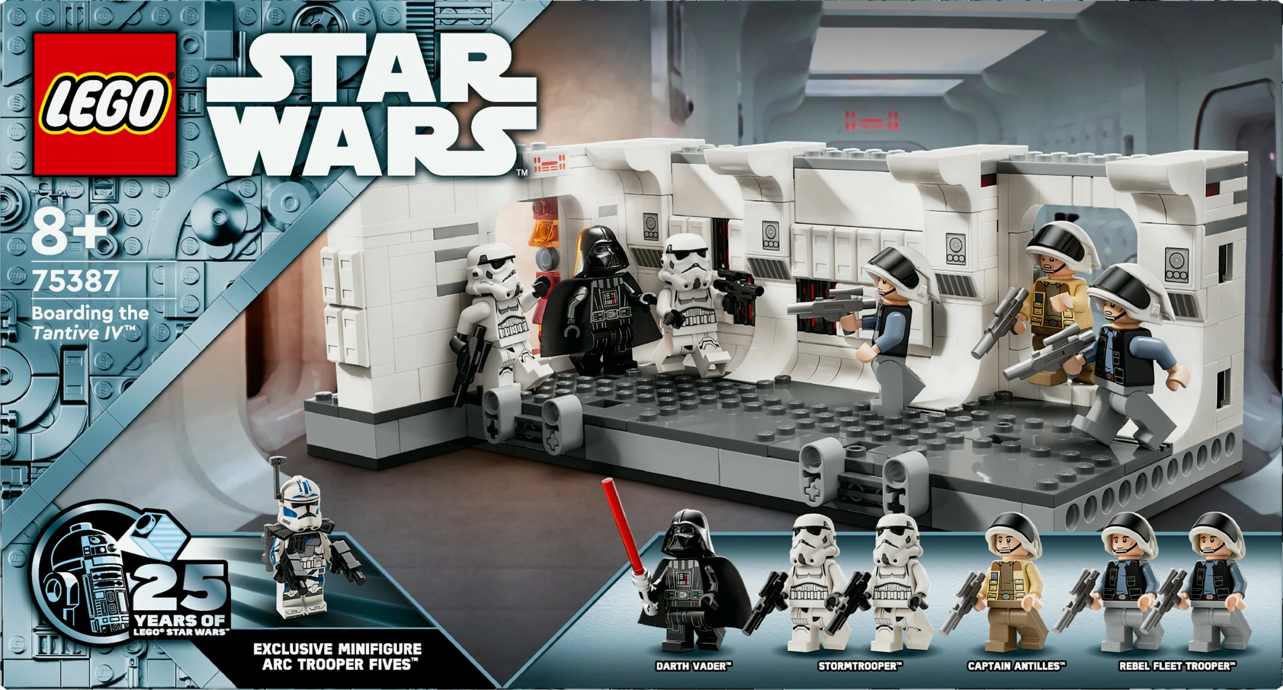 Set ndërtimi LEGO Star Wars 75387 Boarding the Tantive IV, 502 pjesë, multikolor