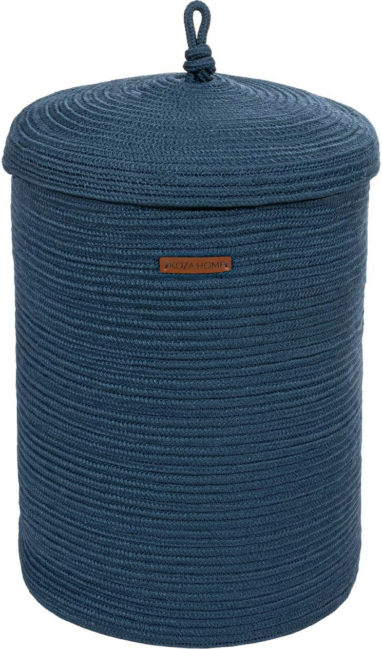 Kuti dekorative, ngjyrë blu e errët, Aberto Design, 36x50x45cm