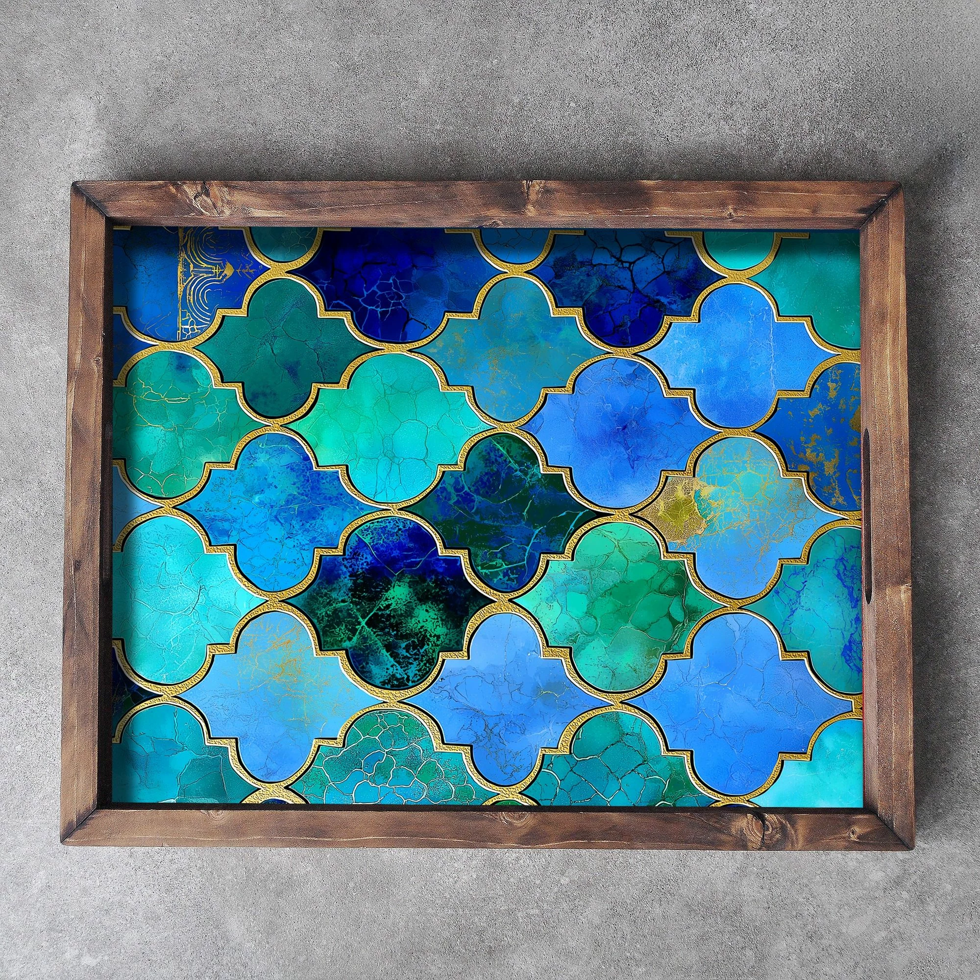 Tabaka druri, shumëngjyrëshe, Evila Originals, REF005, 48x38x4 cm