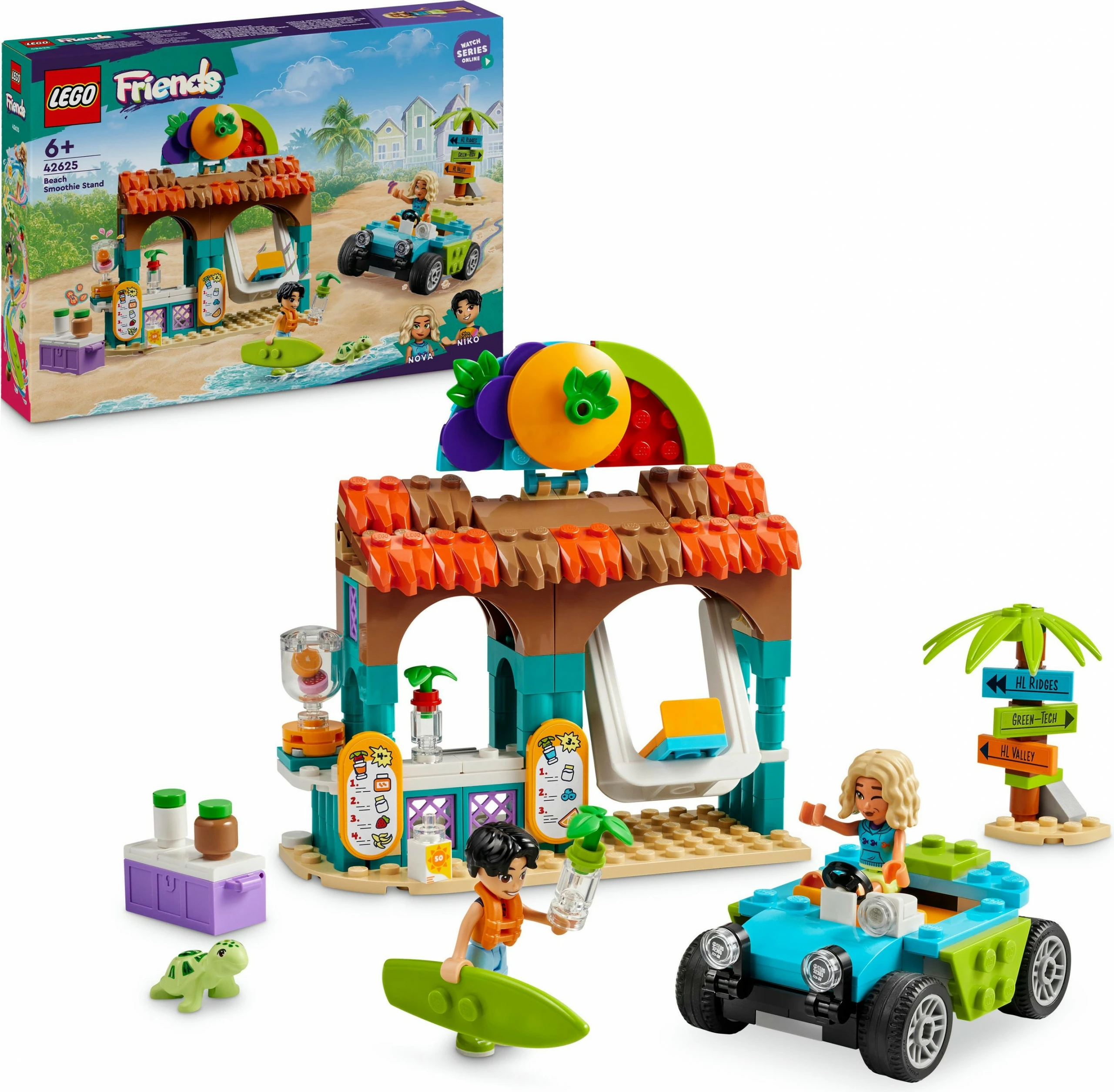 Set LEGO Friends 42625 Smoothie-Stand te plazhi