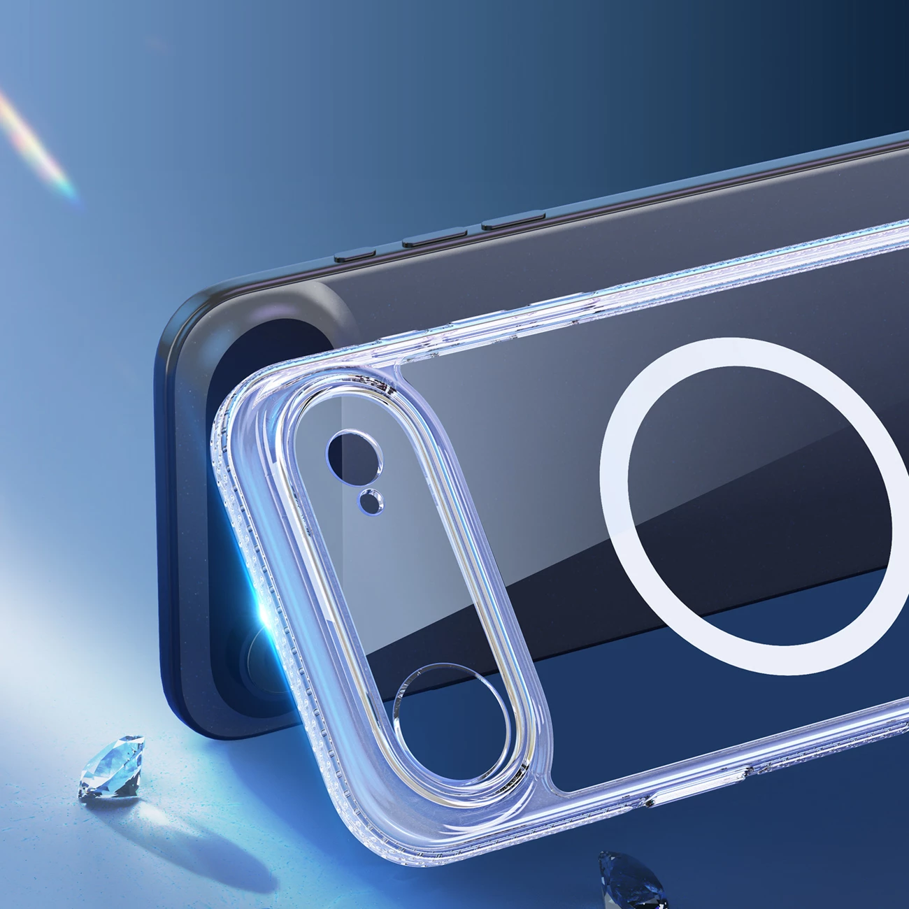 Mbështjellës Dux Ducis Clin Mag për iPhone 17 Air, MagSafe, Transparent