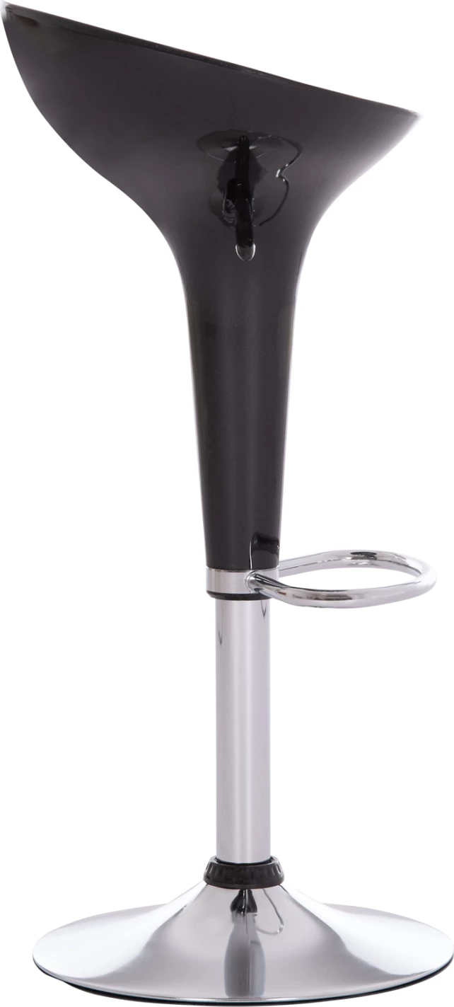 Karrige për bar rrotulluese DAISY, ABS e zezë, 44x38x85cm, set prej 2 copash