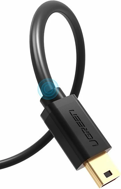 Kabllo USB në mini USB Ugreen US132 30472, 2 m, e zezë