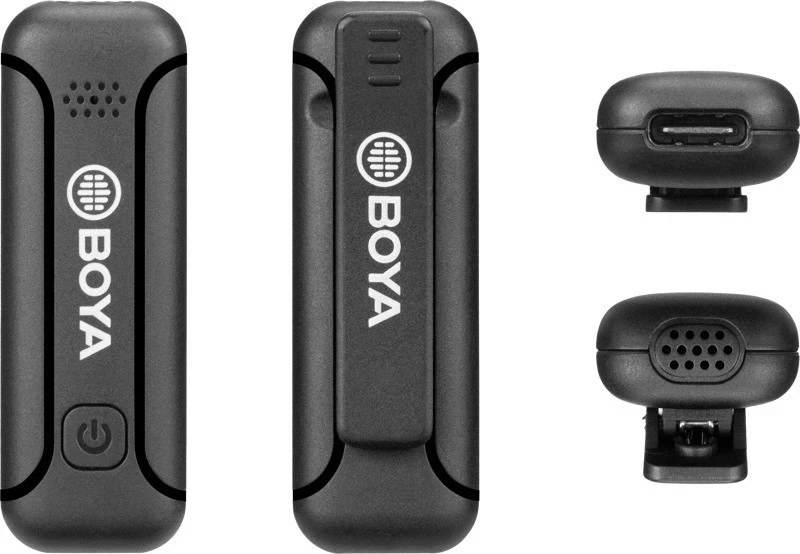 Mikrofon wireless mini BOYA BY-WM3T1-D, për pajisje iOS, 1+1