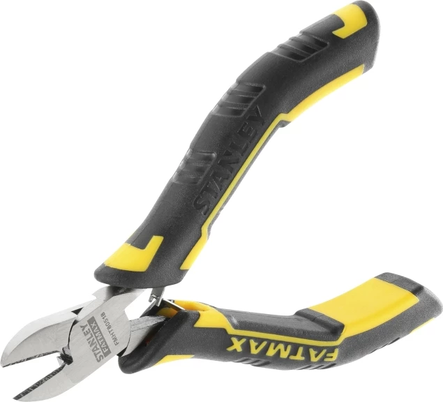 Pincë prerëse anësore mini Stanley FMHT0-80518, zi/verdhe