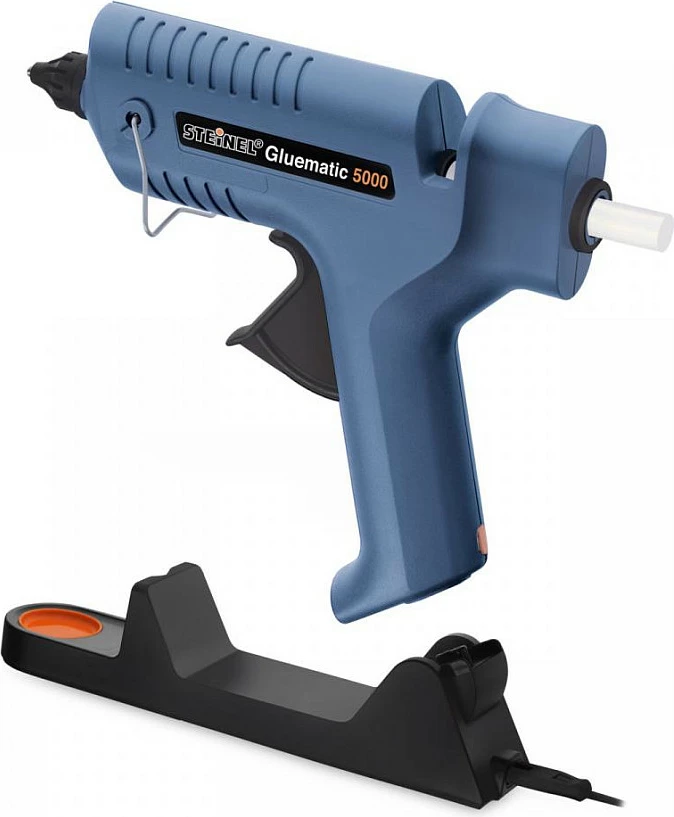 Pistoletë ngjitësi e nxehtë Steinel Gluematic 5000, 500 W, 11 mm, 22 g/min, 210–220°C, blu