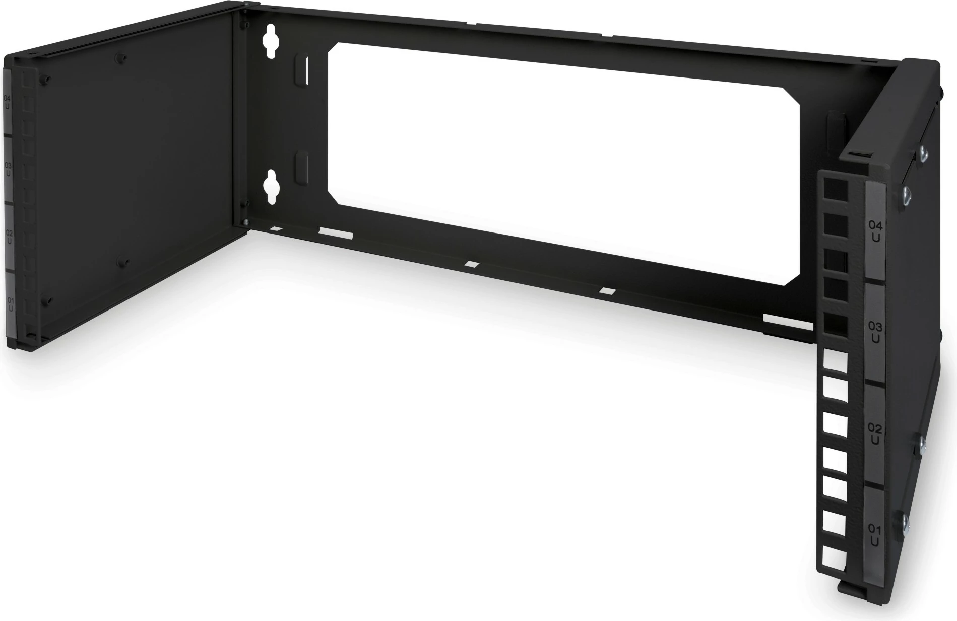 Rreth i murit Digitus 4U, për pajisje 19 inç, i zi