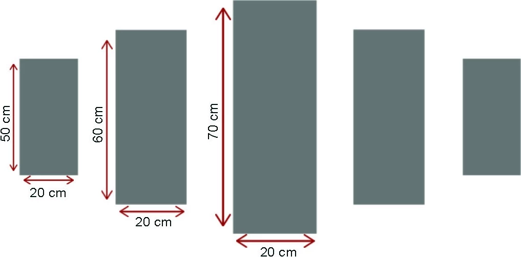 Pikturë dekorative në kanavacë (5 pjesë), Wallity, BC60