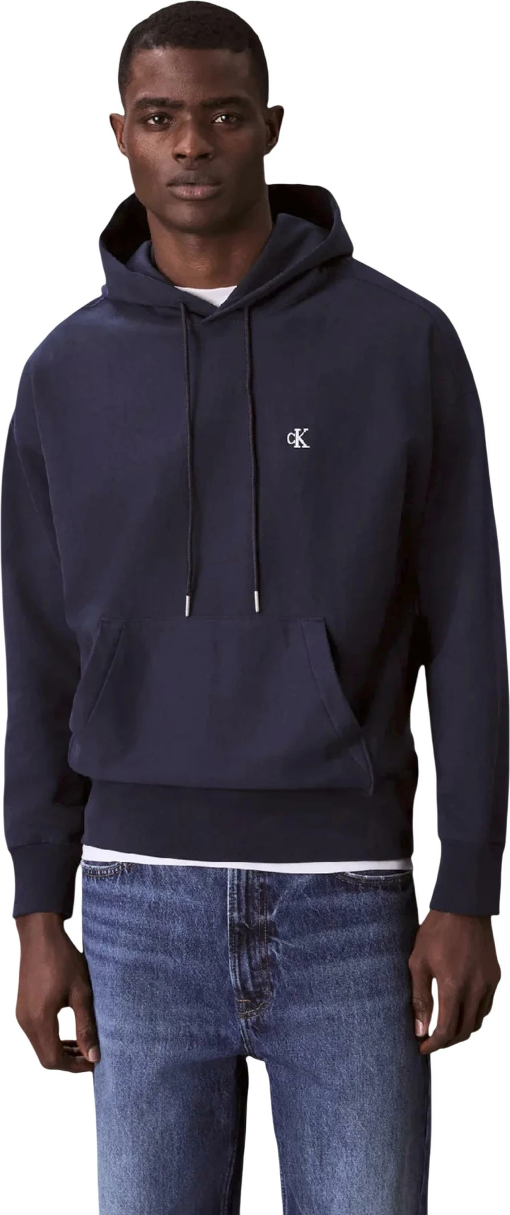 Duks për meshkuj Calvin Klein Jeans PREMIUM TERRY MONOGR LV04RC278G, blu e errët [Madhësia: XXL]