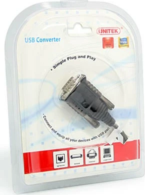 Adapter USB në Serial Unitek Y-108, i zi