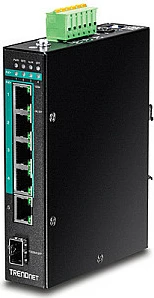 Switch industrial TRENDnet, 5 Porta Gigabit, Unmanaged L2, 4x PoE+, metal, i zi
