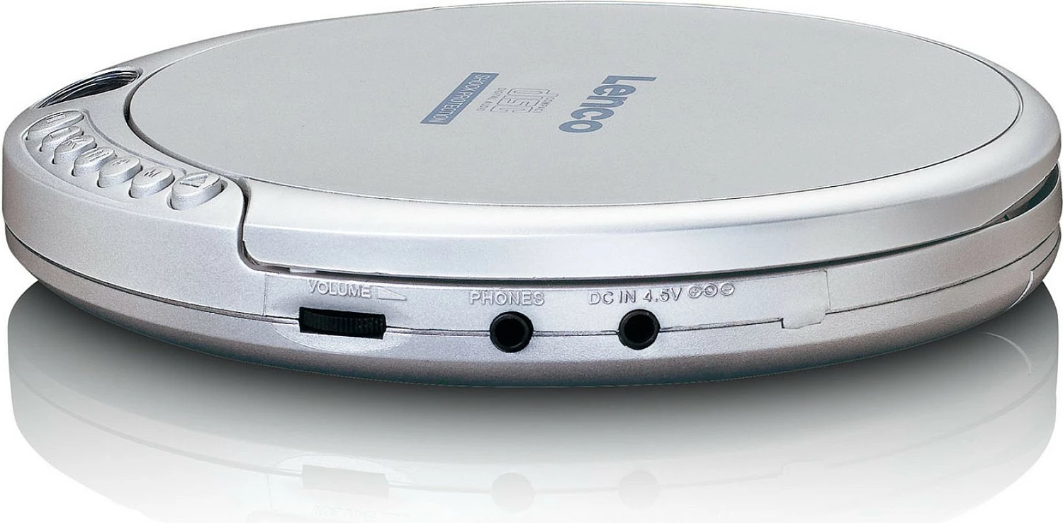 CD player Lenco CD-201, MP3, LCD, kufje, argjend
