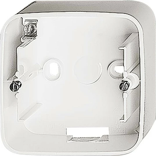 Kuti montimi Busch-Jaeger 2CKA001799A0295, 81x81 mm, IP20, plastike, e bardhë