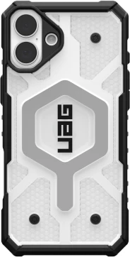 Mbështjellës UAG Pathfinder Clear MagSafe për iPhone 16 Plus, Bardhë