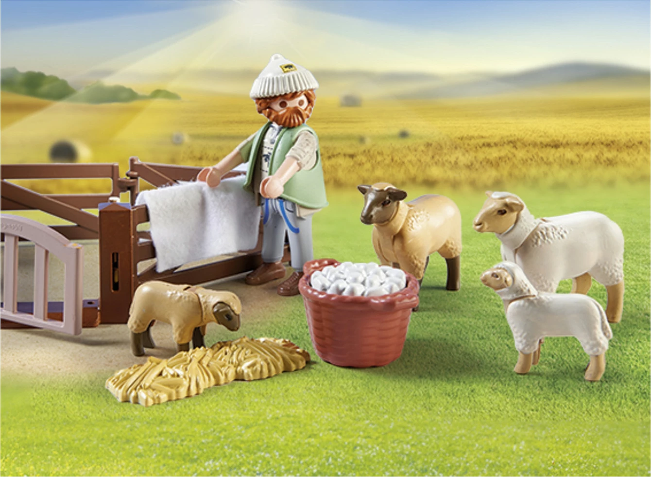 Set figure lodër Playmobil Country 71444, bari i ri me dele, 22 pjesë, 4-10 vjeç, multikolor