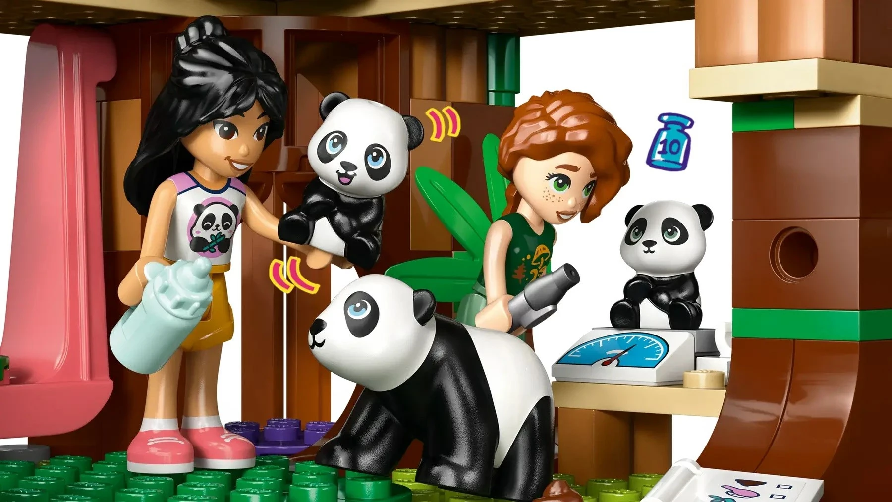 Set LEGO Friends Panda Sanctuary Animal Care 42648, 243 pjesë, për fëmijë, shumëngjyrësh