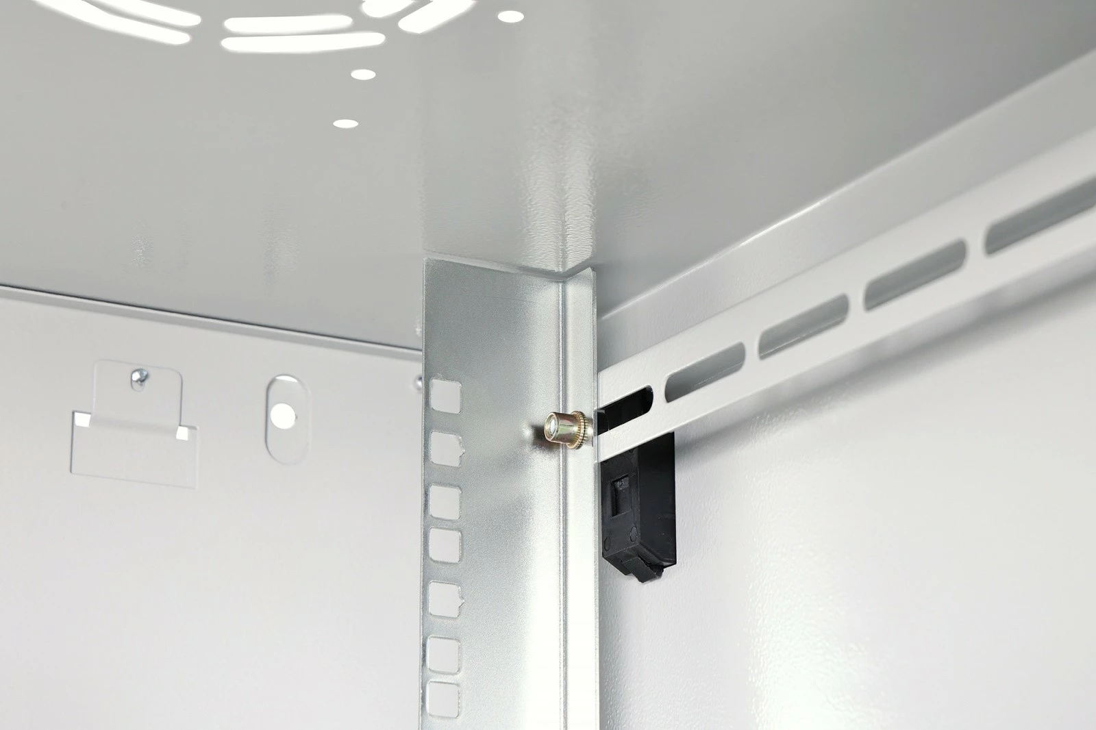 Kabinet rrjeti muror Digitus DN-37106 19" 9U 474x600x600 mm derë xhami IP20 ngarkesë 60 kg i pa-montuar gri