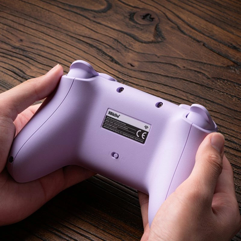 Gamepad 8BitDo Ultimate 2C Wireless për PC/Android, Hall Effect, 14 butona, 2.4GHz + USB-C, Vjollcë, set me dongle + kabllo
