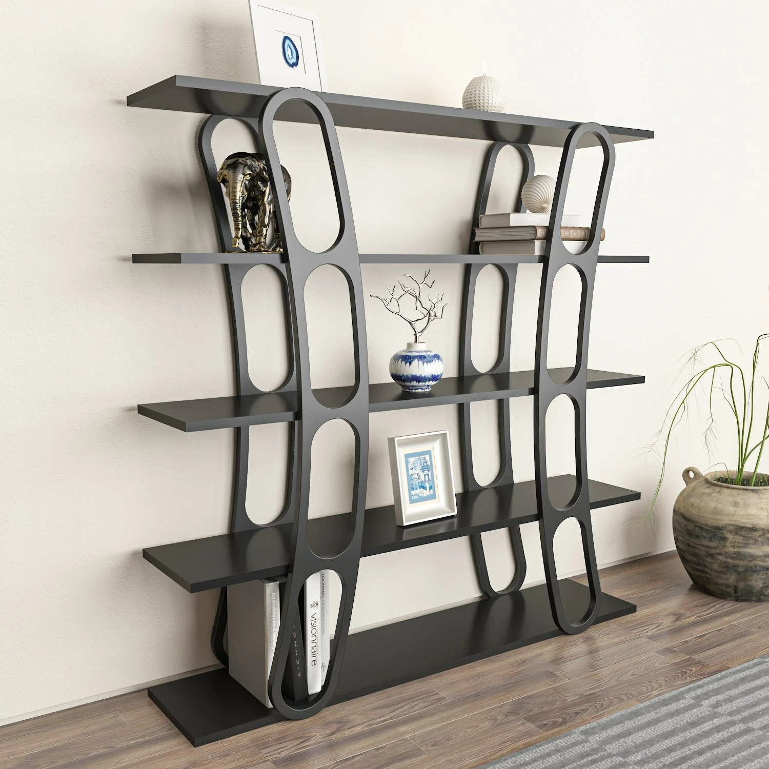 Raft librash Hanah Home, Adar, ngjyrë e zezë