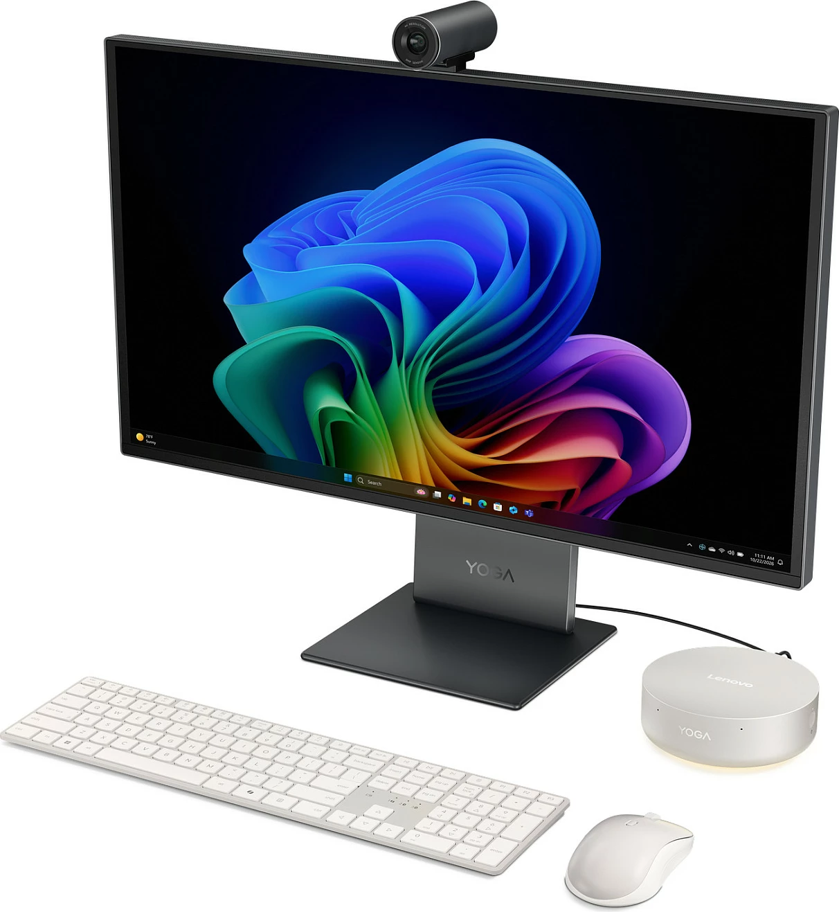 Mini PC Lenovo Yoga Mini 01IPH11, Core Ultra 5 325, 16GB RAM Memorje, 1TB SSD, Windows 11 Home, Seashell