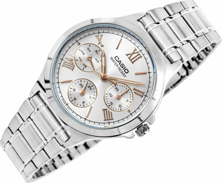 Orë dore për femra CASIO, argjend