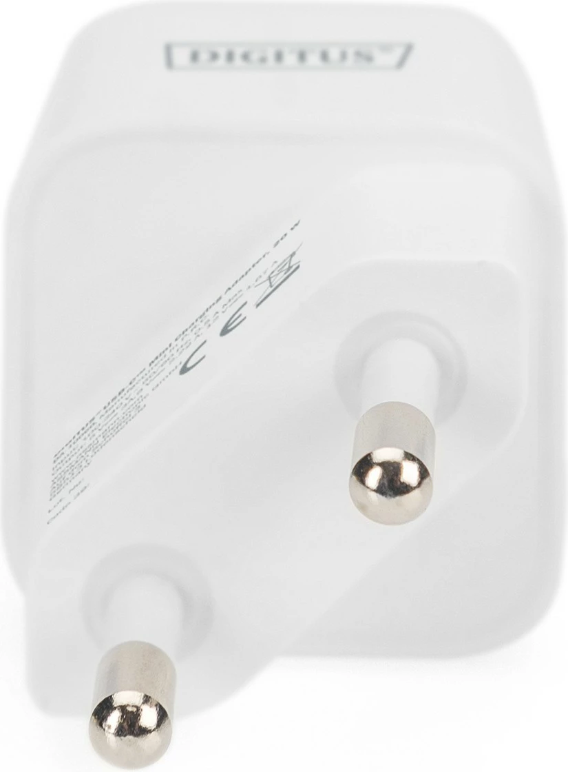 Karikues mini Digitus USB-C 20W PD 3.0, i bardhë