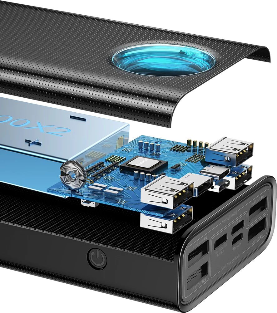 Powerbank Baseus Amblight 30000mAh 65W, i zi