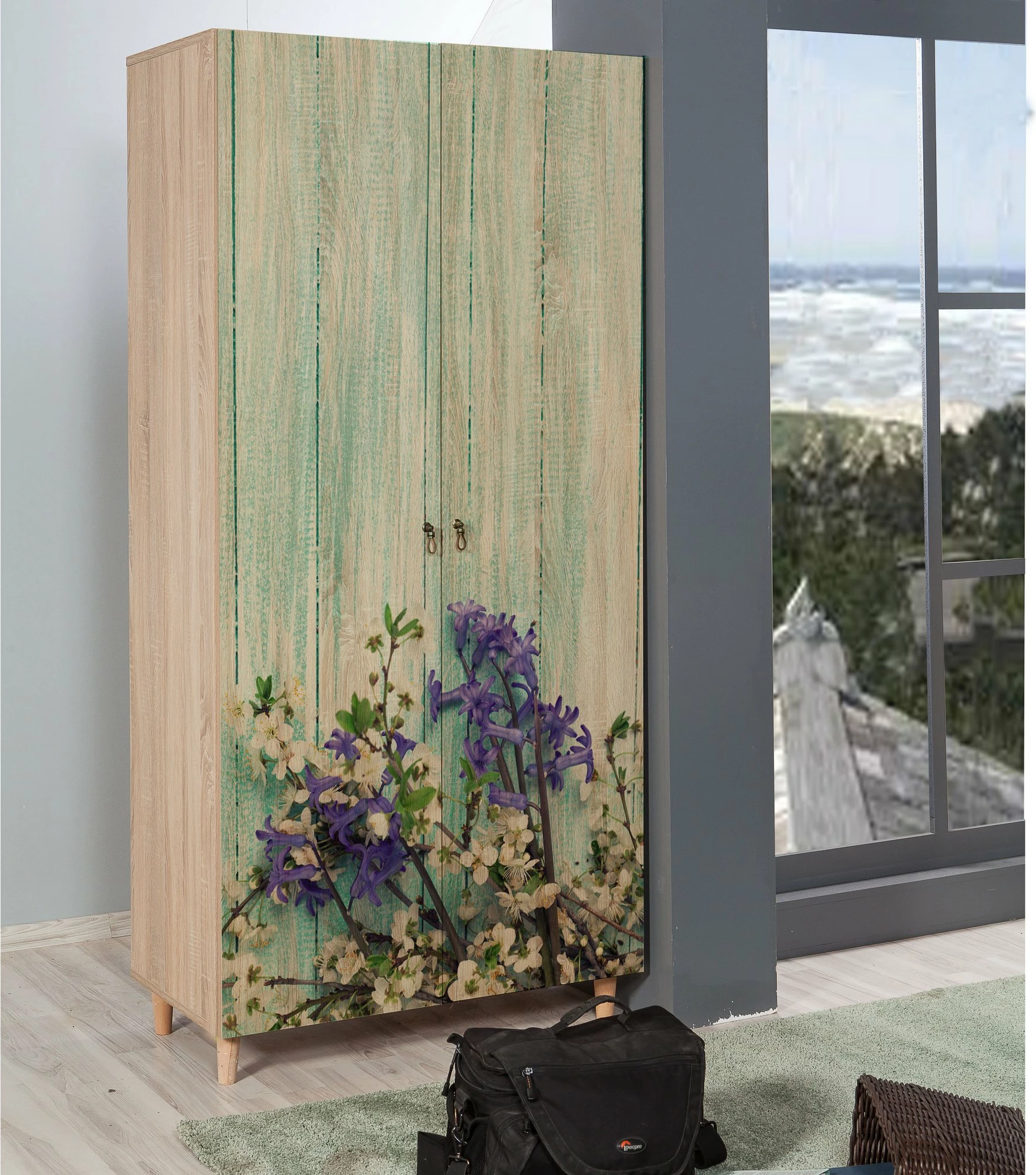 Dollap Hanah Home, Stil - 727, ngjyrë lisi Sonoma