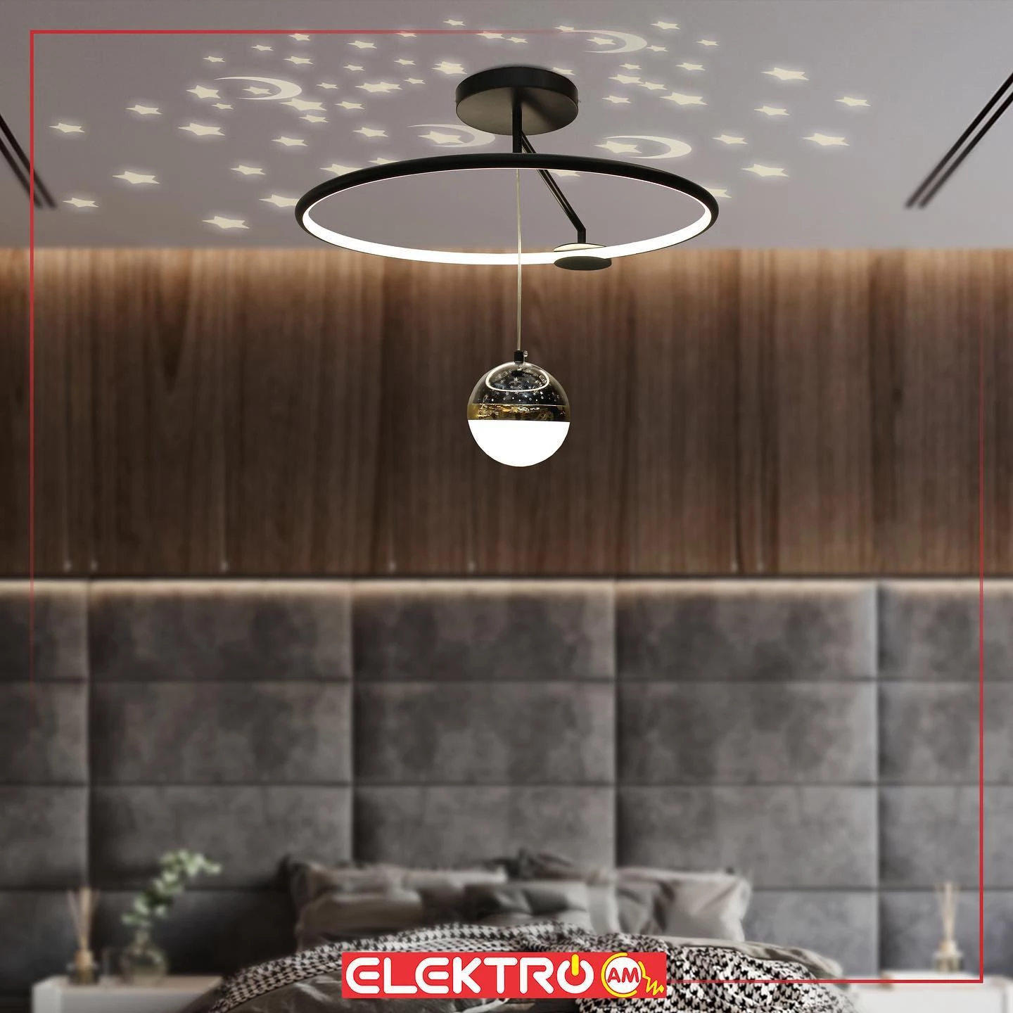 Abazhur LED 1247/1 BK