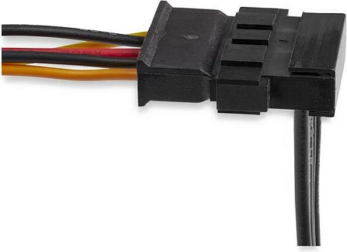 Kabllo ndarëse energjie SATA StarTech PYO4SATA, 1 në 4, 0.4 m, e zezë
