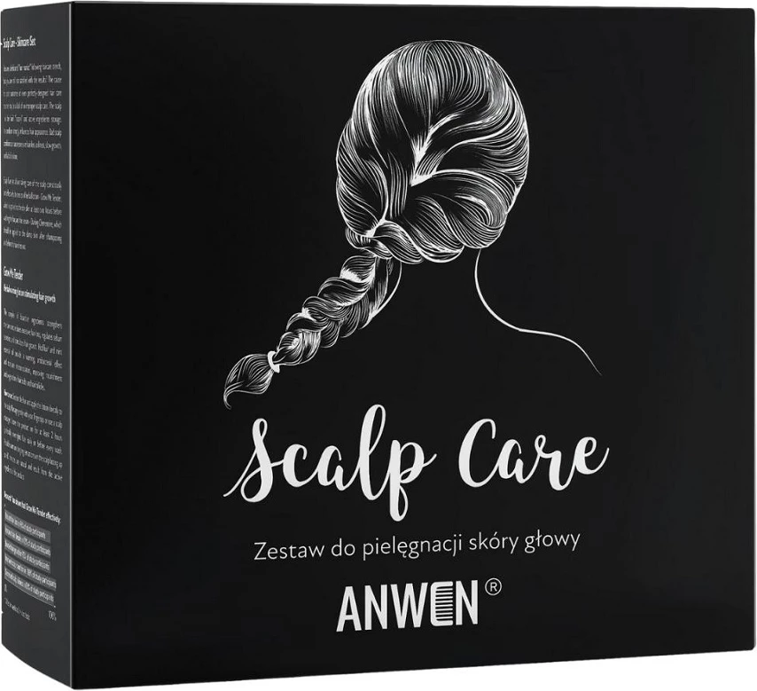 Set për skalp dhe flokë Anwen Grow Me Tender Herbal Warming Tonic 150ml + Darling Clementine Scalp Care Serum 150ml për femra, 2 copë