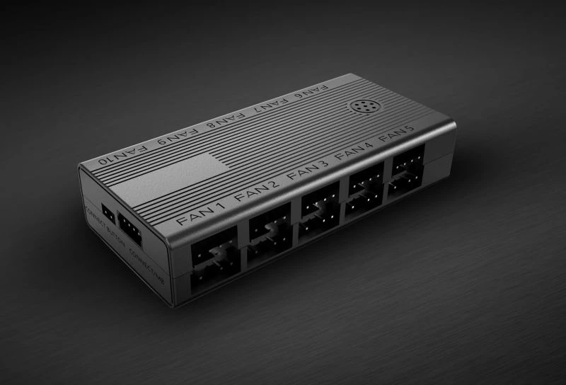Ventilatorë kompjuteri TACENS MARS MF-3DPROKIT 120 ARGB x3, të zinj, set me hub dhe telekomandë