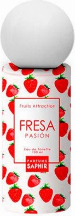 Eau de Toilette për femra Saphir Fruit Attraction Strawberry Passion, 100ml