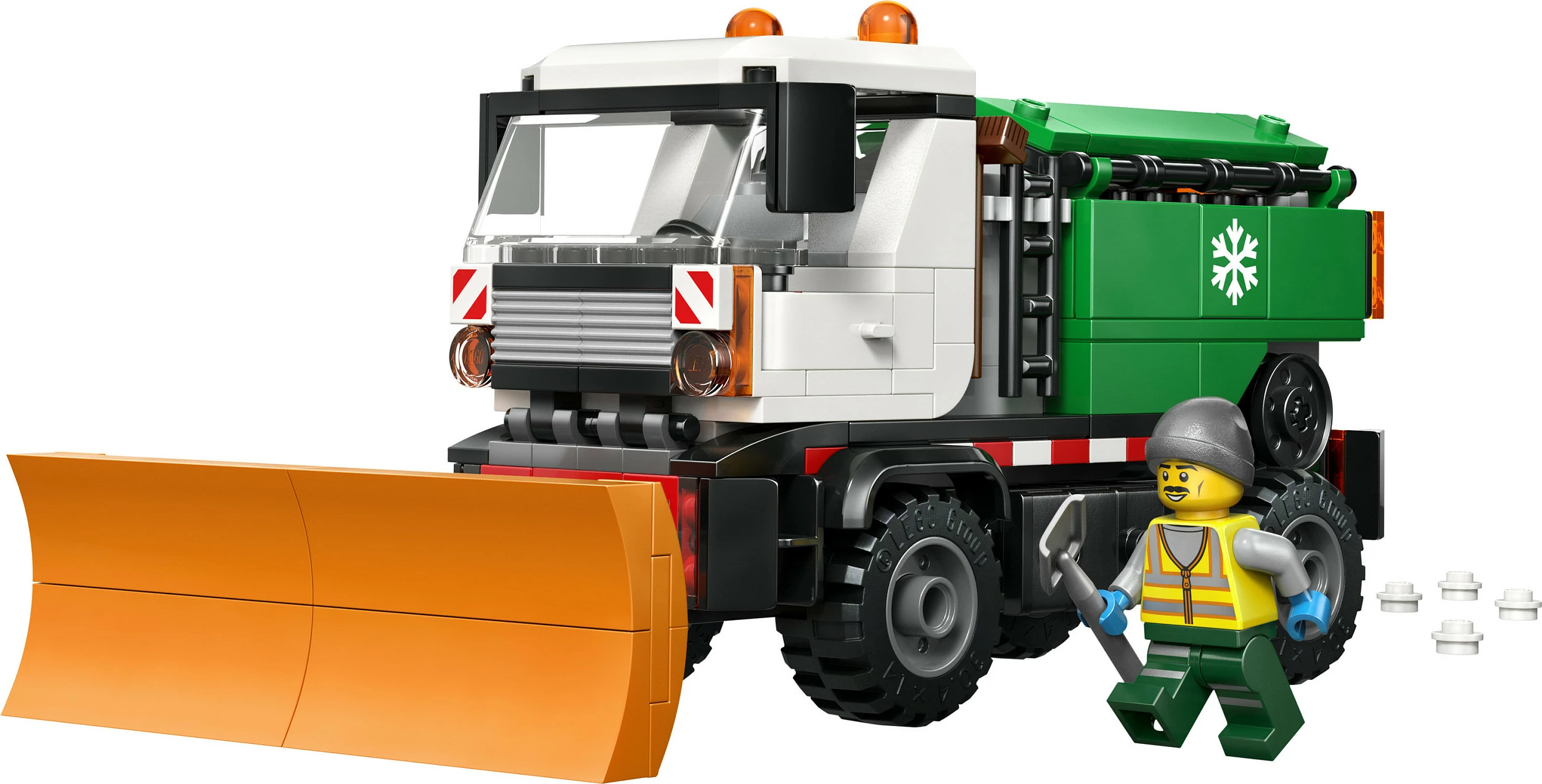 Set ndërtimi LEGO City Snowplough 60490, 263 copë, 6+, shumëngjyrësh