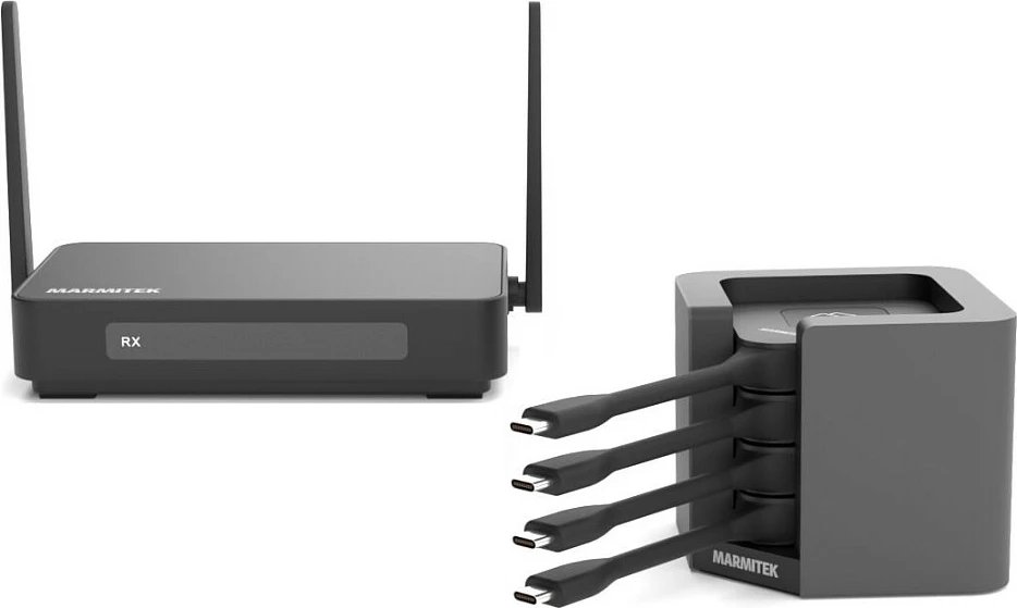 Sistem prezantimi HDMI pa kabllo Marmitek Stream 4K Pro, 4K, HDMI 2.0, PoE, i zi