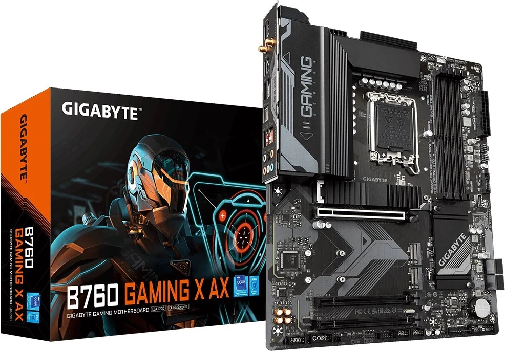 Pllakë amë Gigabyte B760 GAMING X AX, mbështet procesorët Intel Core të gjeneratës 14