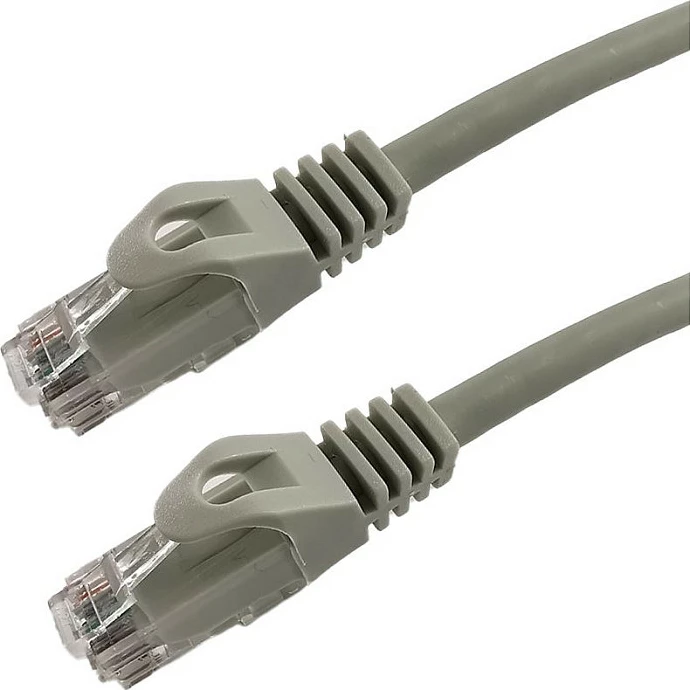 Kabl rrjeti Ethernet GRAFENTHAL GT6AUUTPL00025GYN, Cat6a, 0.25 m, RJ-45 në RJ-45, gri