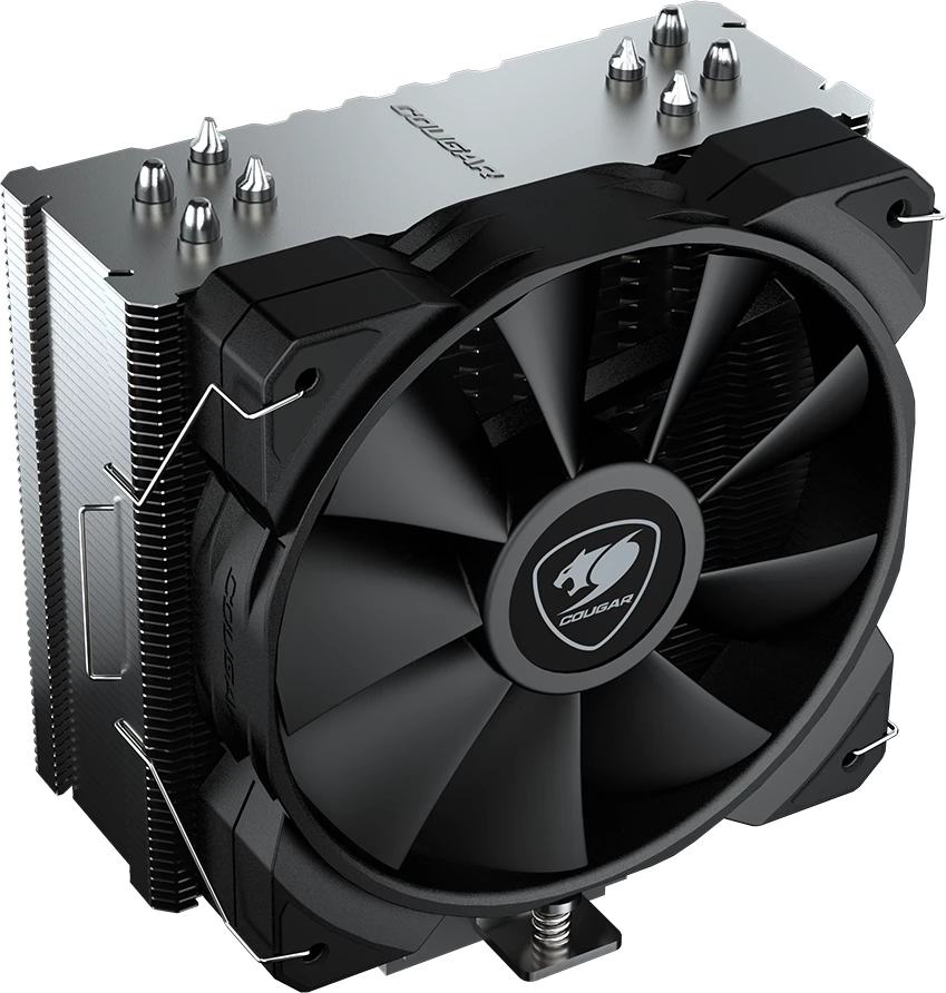 Ftohës CPU COUGAR Forza50 Essential, air cooling TDP 200W, ventilator 120mm, PWM, e zezë