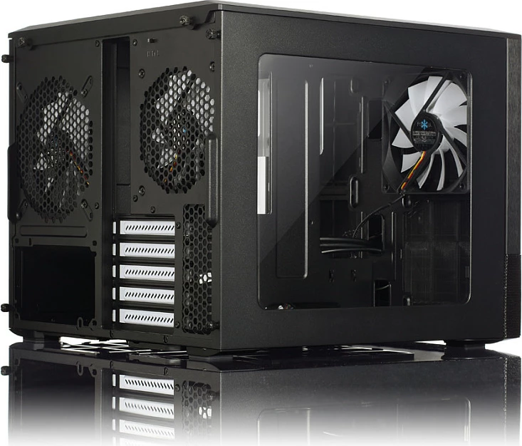 Kasë Fractal Design NODE 804, Cube, micro ATX, e zezë