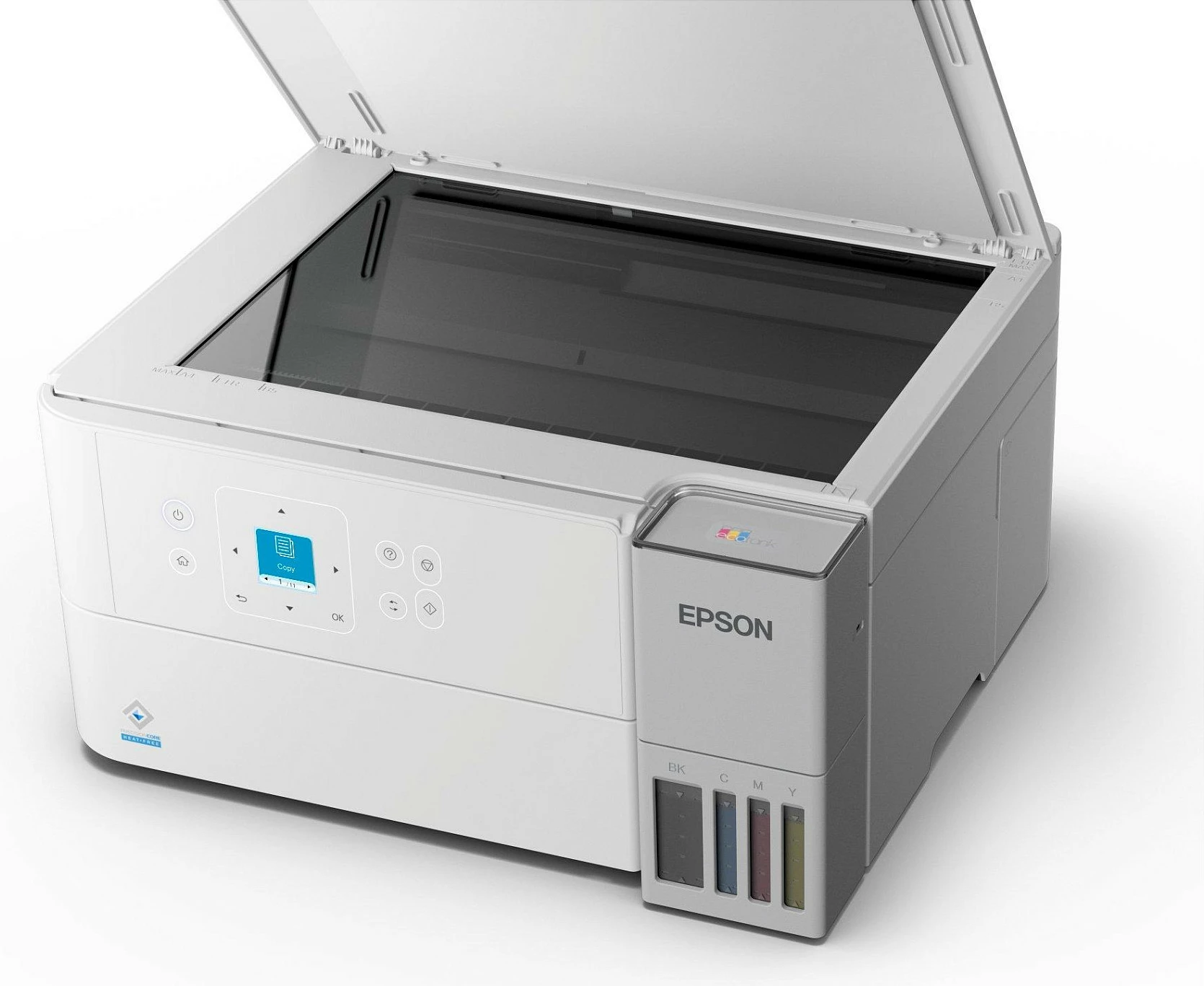 Printer multifunksional Epson EcoTank ET-2956, inkjet me ngjyra, A4, Wi-Fi, duplex, ADF 30 fletë, i bardhë
