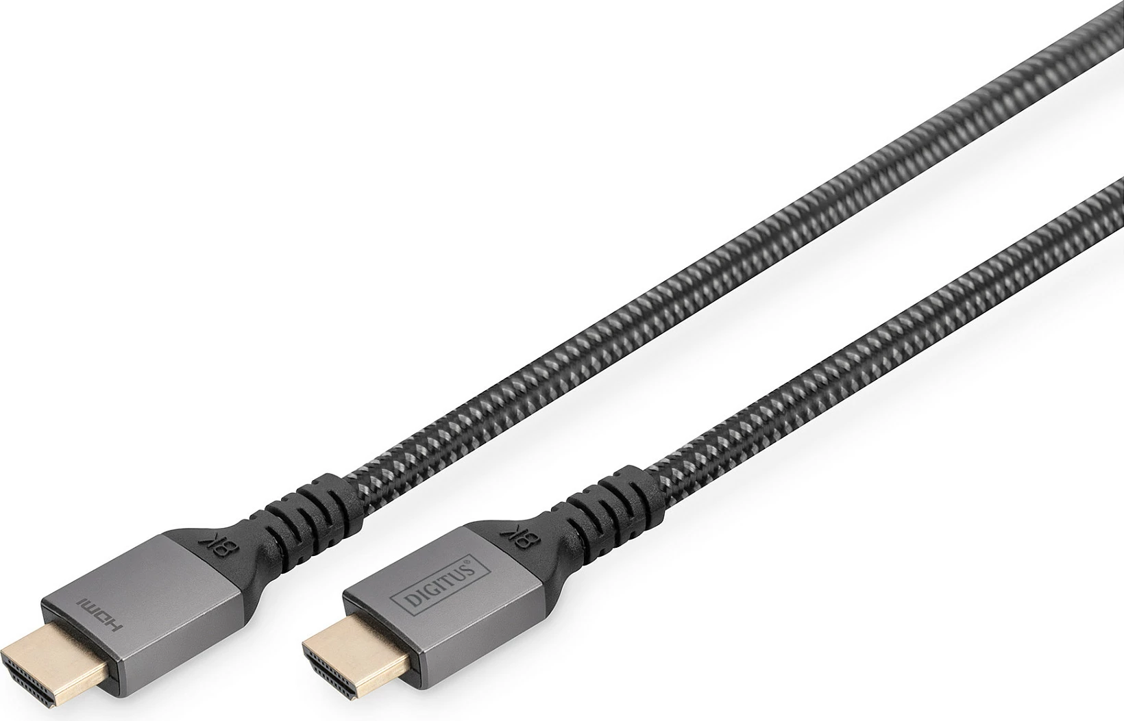 Kabllo HDMI Digitus 8K Premium 2.1, 1m, e zezë
