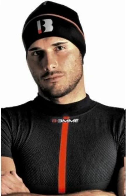 Kapelë Biemme për çiklizëm, e zezë