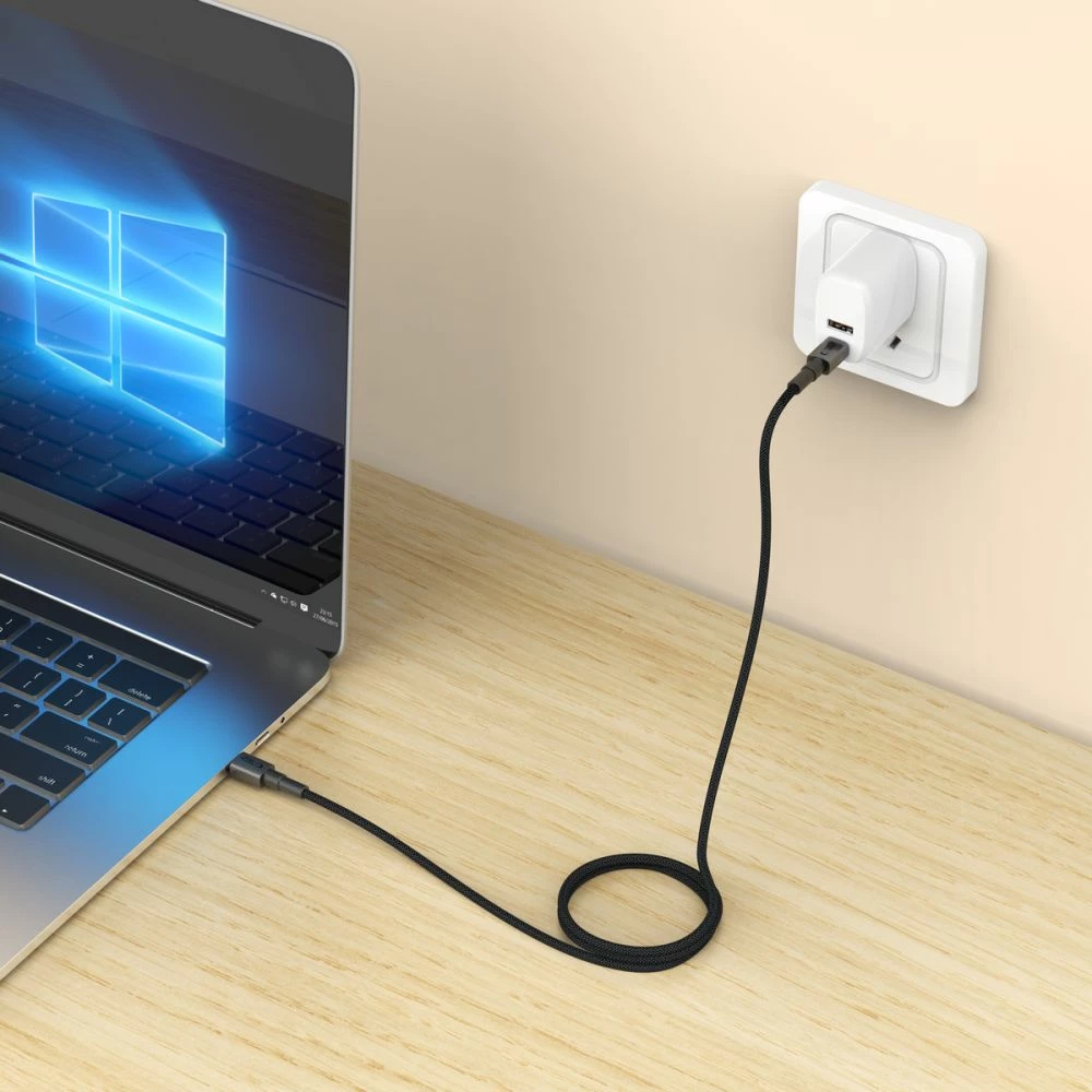 Kabllo USB-C Tech-Protect UltraBoost DNA, 25cm, 60W, Gri