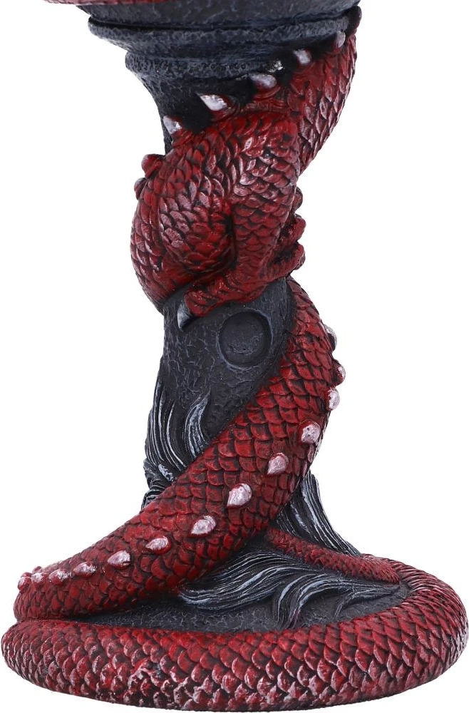 Kupë Nemesis Now Dragon Coil 20 cm, e kuqe